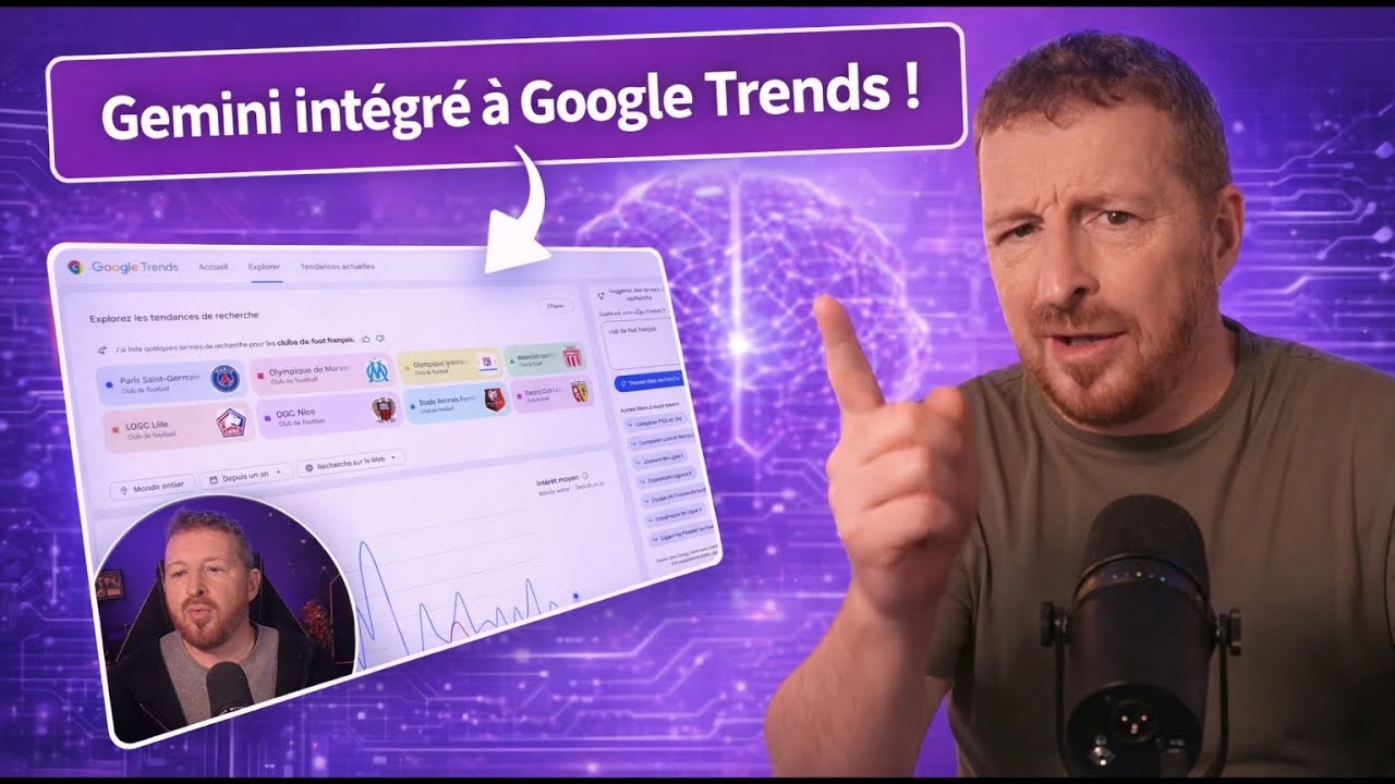 Gemini intégré à Google Trends !