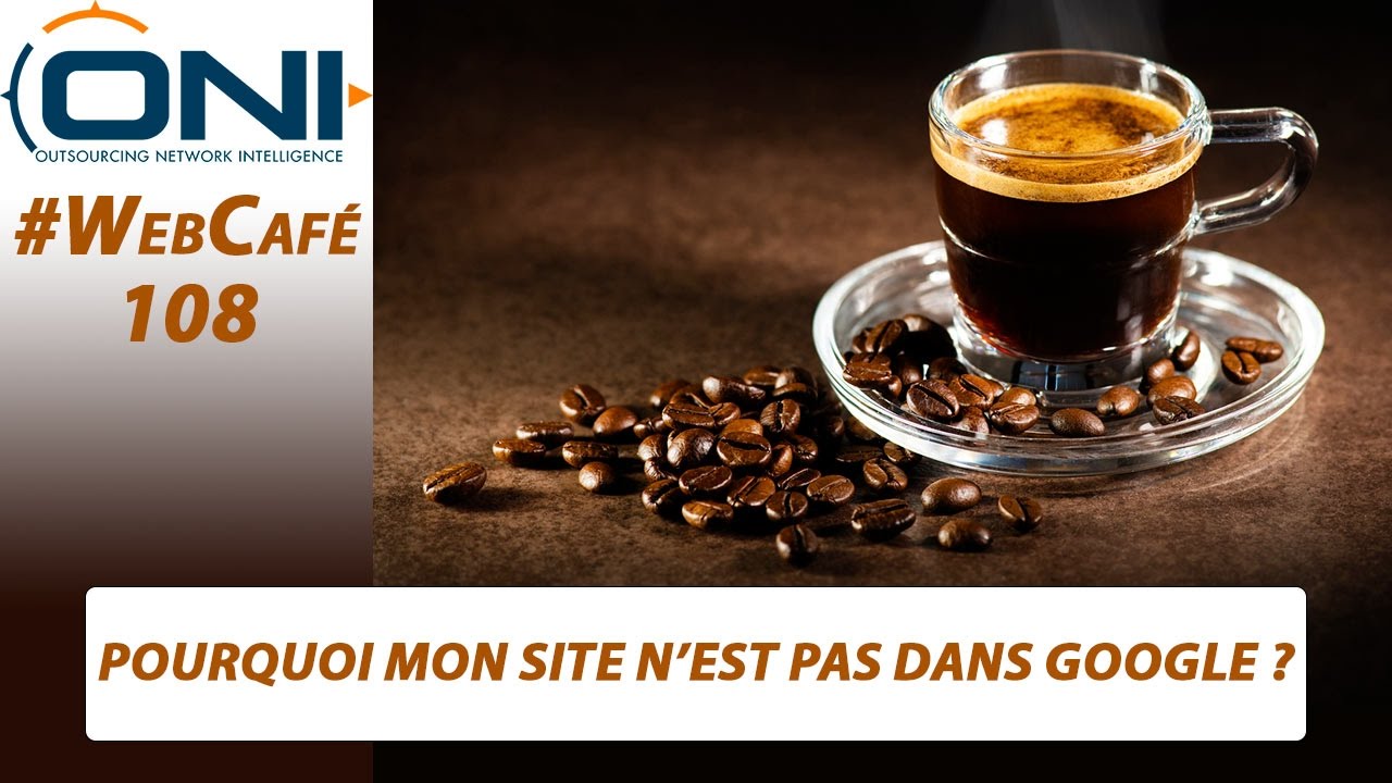 [#WebCafé 108] POURQUOI MON SITE N'EST PAS DANS GOOGLE ?