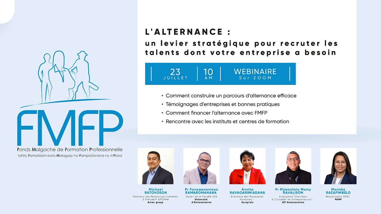 FMFP WEBINAIRE Zoom - 23 Juillet 2026 - 10h - L'ALTERNANCE : un levier stratégique pour recruter...