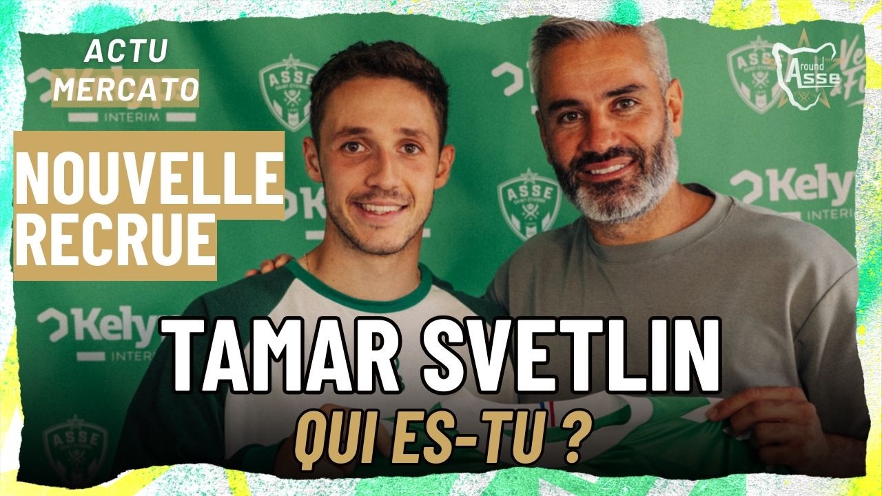 MERCATO OFFICIEL : Qui est Tamar Svetlin le nouveau milieu défensif de l'ASSE ? 🤔