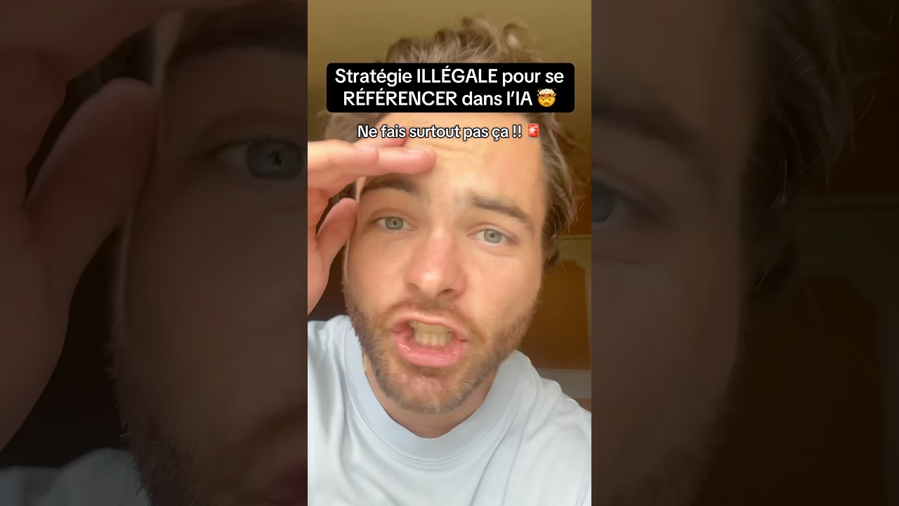 La STRATÉGIE ILLÉGALE pour se RÉFÉRENCER dans l’IA 🤯🚨