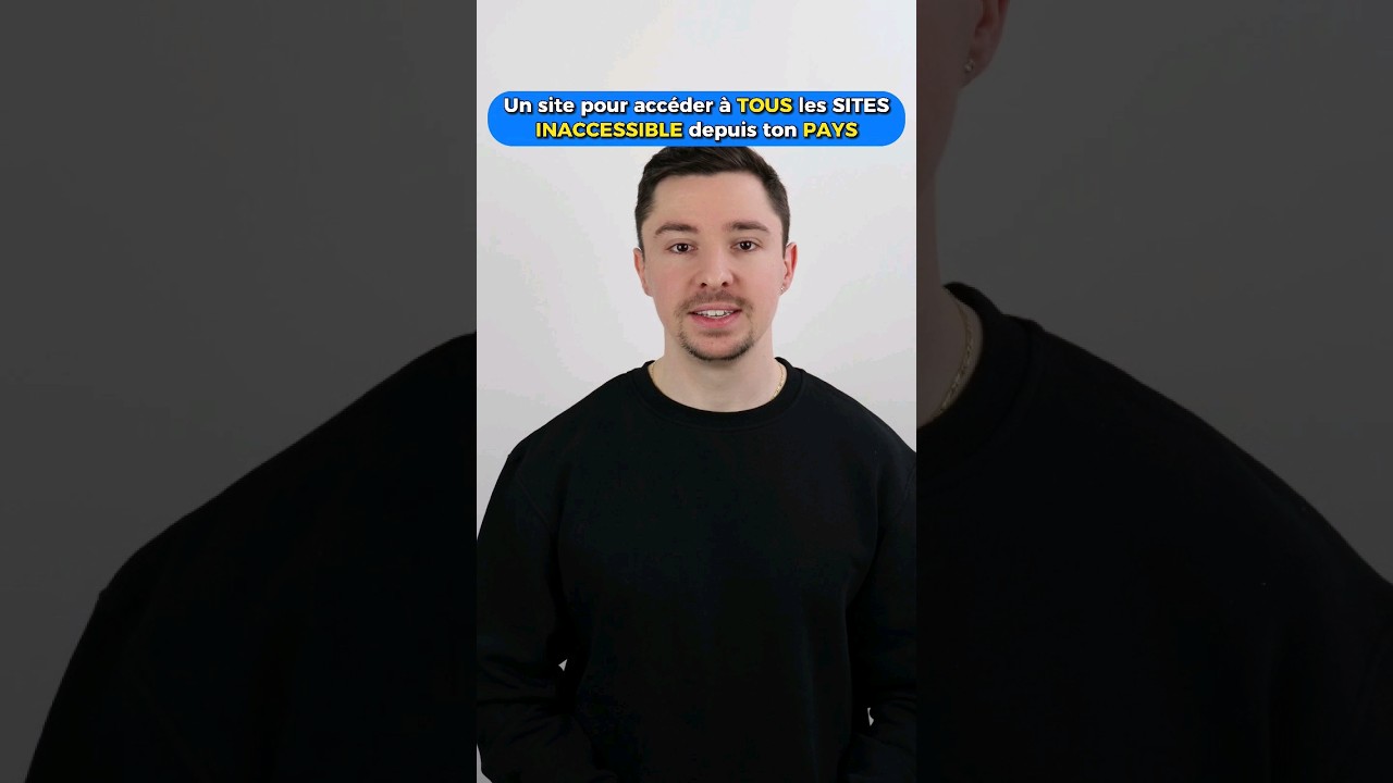 Un site pour accéder à TOUS les SITES INACCESSIBLE depuis ton pays #astuce #astuces #hack #shorts