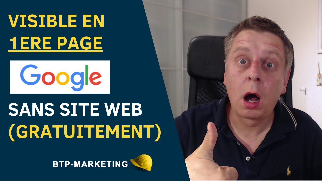 Visible en première page Google SANS site web et SANS pub (gratuitement)