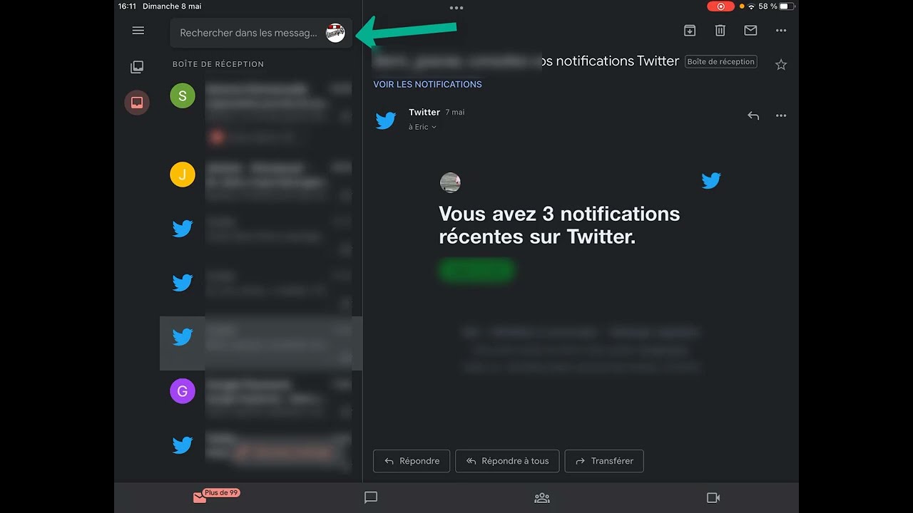 Configurer le webmail académique sur sa tablette ou son smartphone.