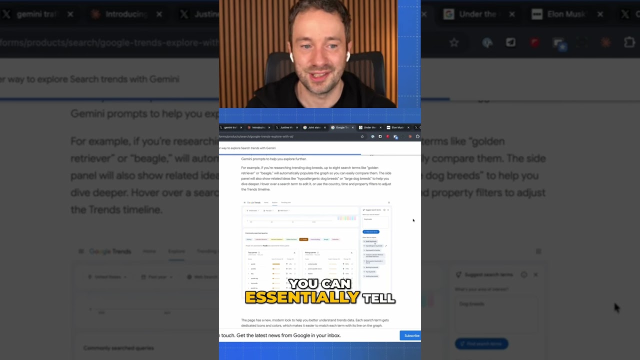 Google Trends Gets Gemini Upgrade: AI Explorer Revealed! #shorts