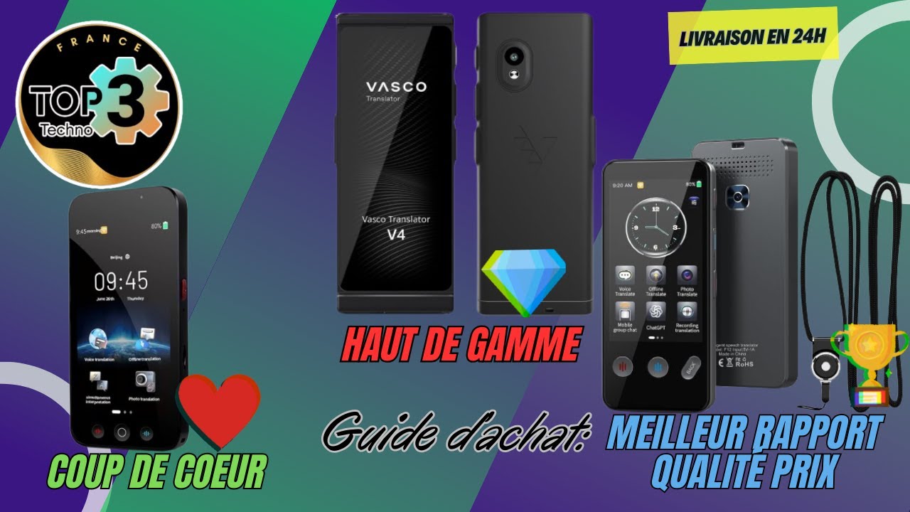 lls traduisent TOUS SEULS +100 langues SANS INTERNET!  Vous DEVEZ  les connaître avant de voyager !