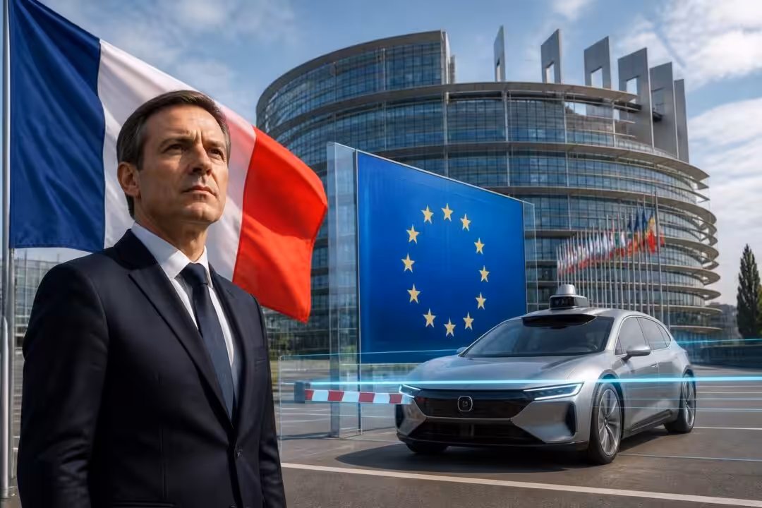 la france s'oppose à l'homologation du logiciel full self driving (fsd) par l'union européenne, freinant ainsi son déploiement dans les véhicules autonomes.