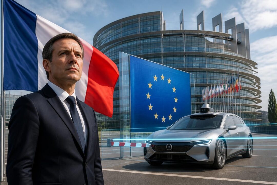 la france s'oppose à l'homologation du logiciel full self driving (fsd) par l'union européenne, freinant ainsi son déploiement dans les véhicules autonomes.